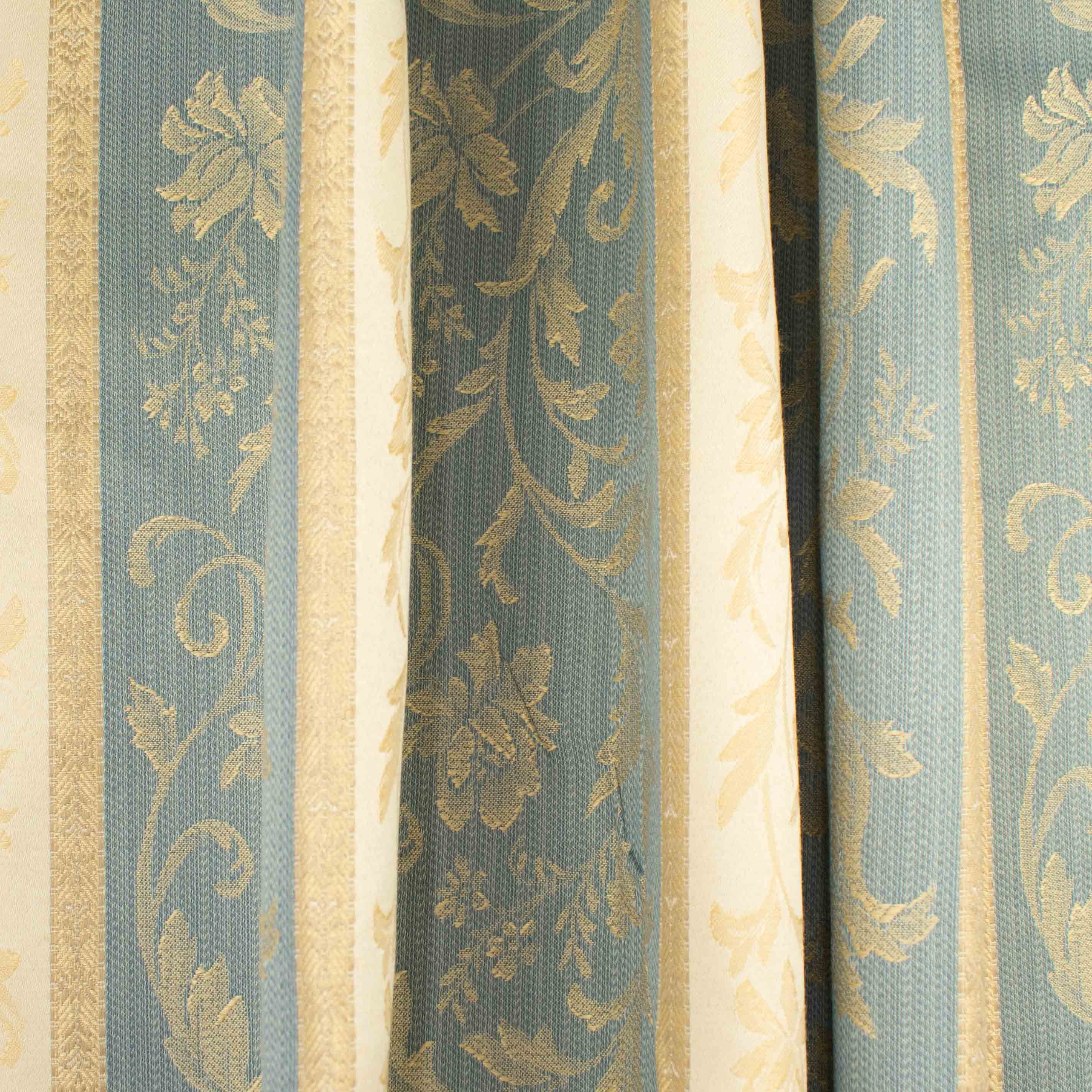 Regency Stripe Blockout Coated Wedgewood