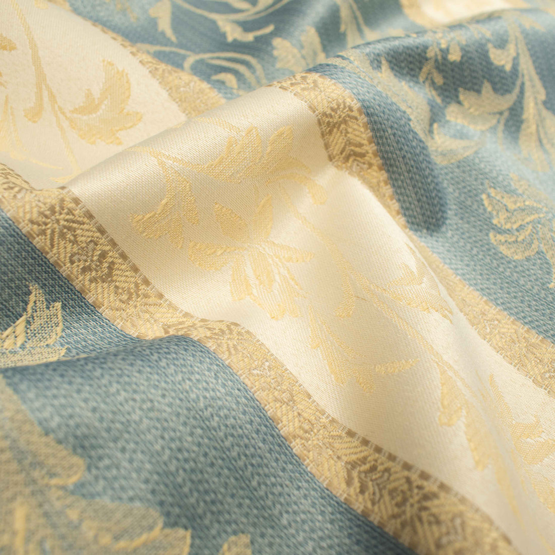 Regency Stripe Blockout Coated Wedgewood