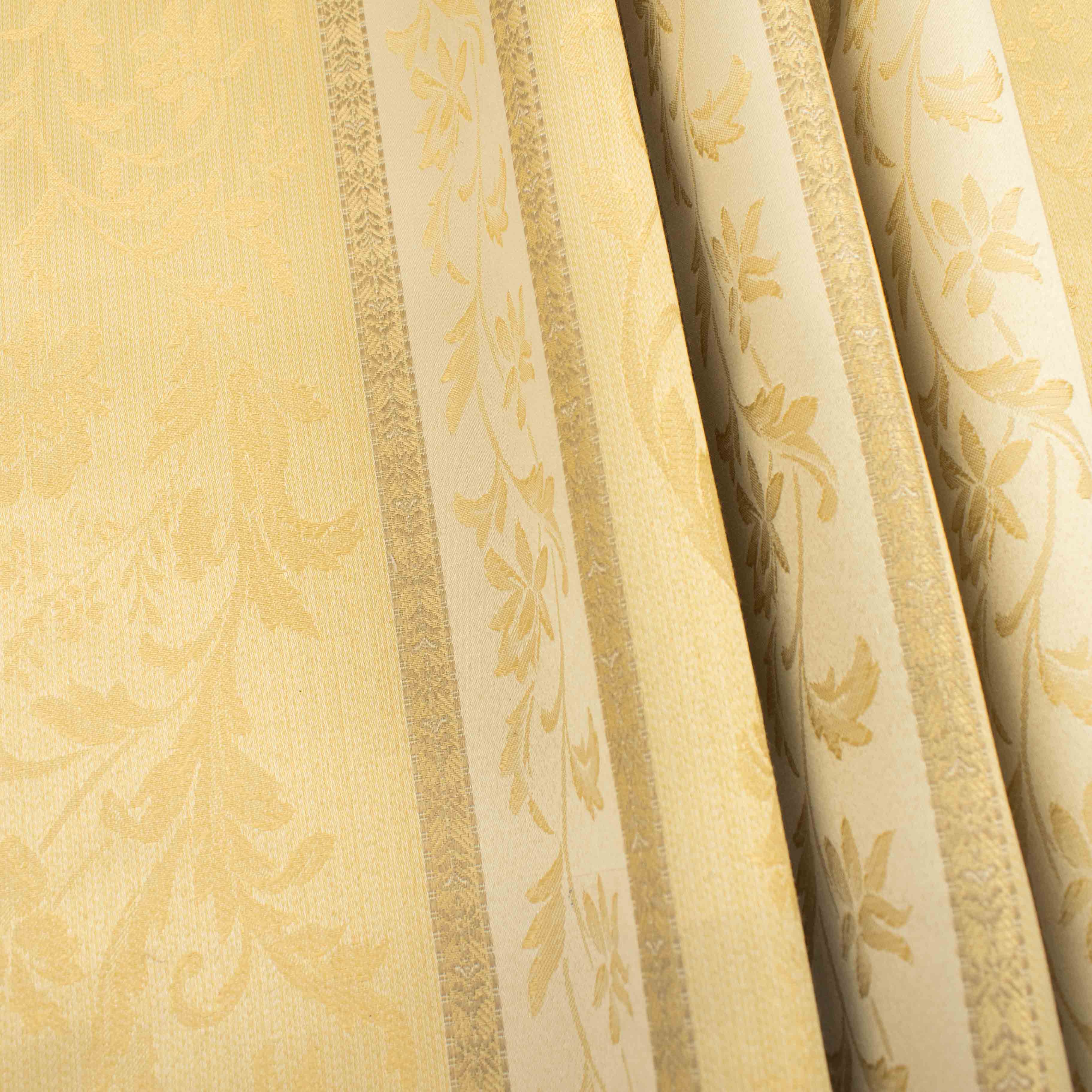 Regency Stripe Blockout Coated Oatmeal