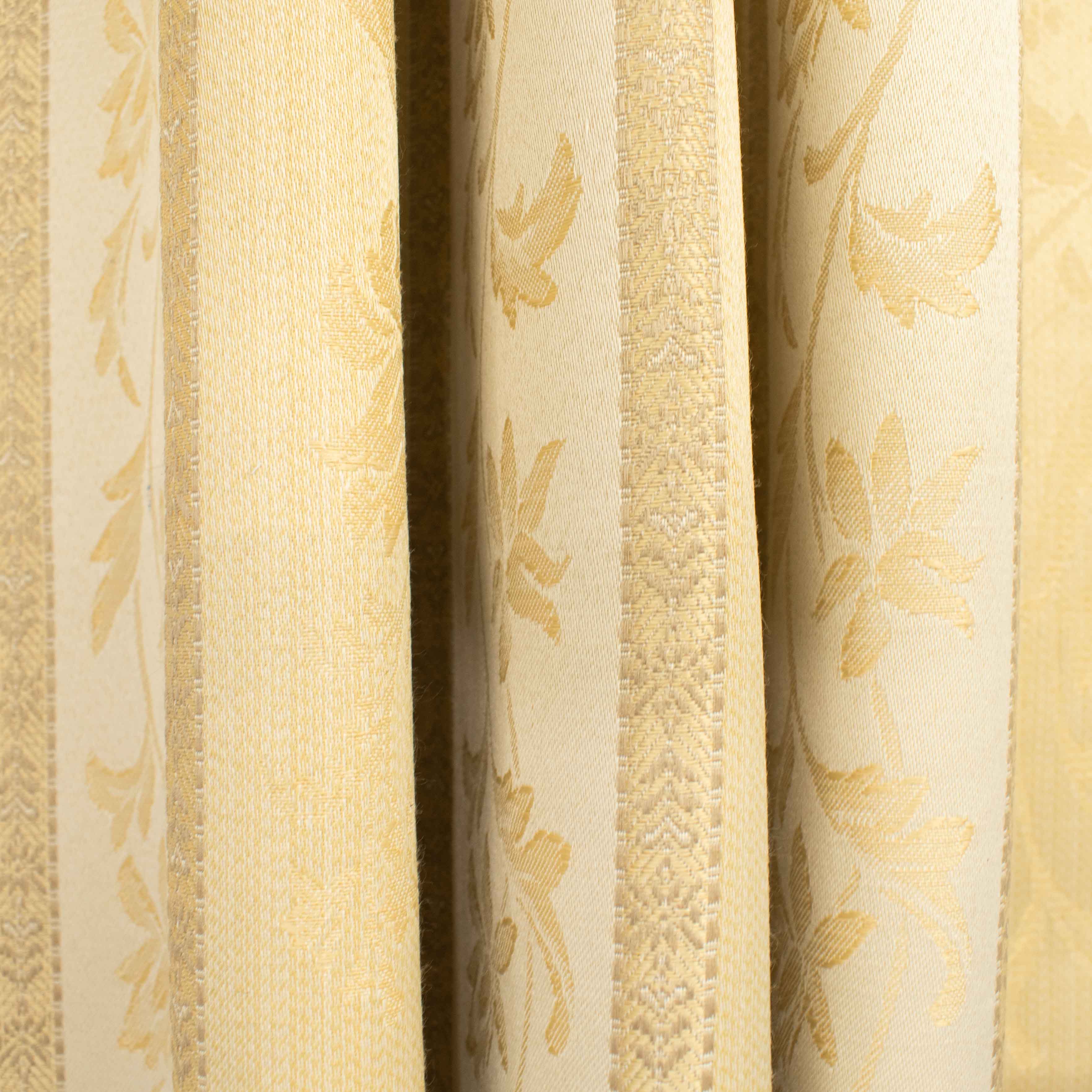 Regency Stripe Blockout Coated Oatmeal