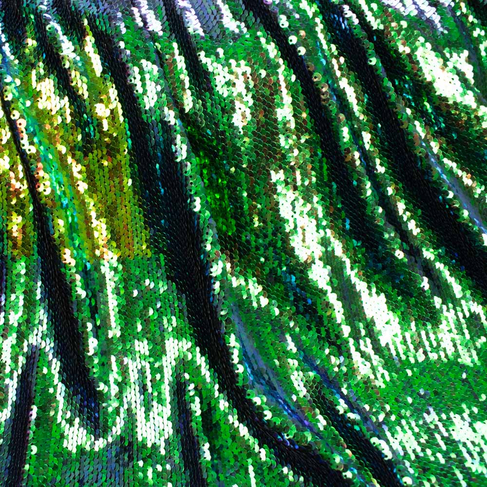 Multi-Coloured Two Toned Heavy Sequins