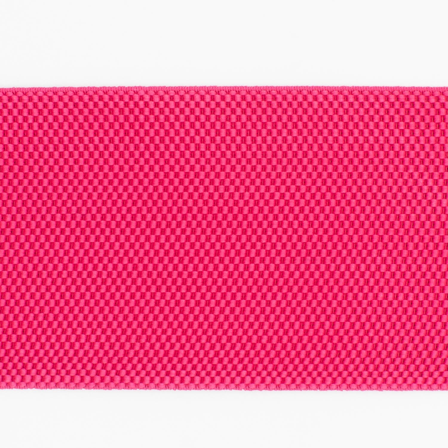 Coloured High Density Ribbed Non Roll Elastic 7.5cm