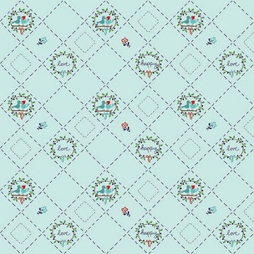 Riley Blake Designs Country Girls Blue Checks Cotton Prints