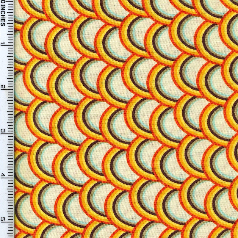 Riley Blake Designs Rainbow on Cream Cotton Prints