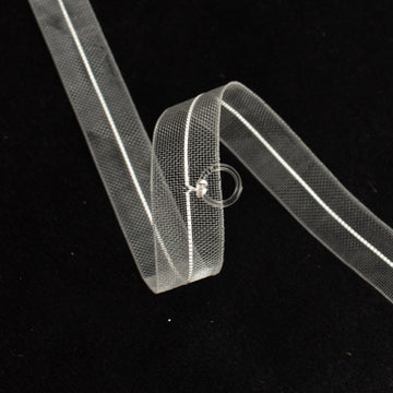 Roman Blind Tape with clear rings 2CM