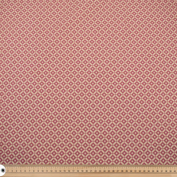 Rose Diamonds Cotton Canvas Print