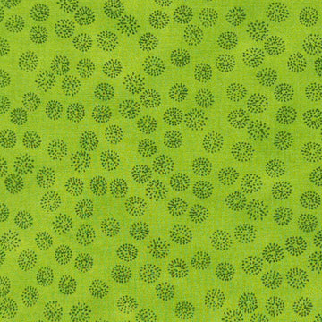 Stof Fabrics Quilters Coordinates Green Floral Dots Cotton Prints