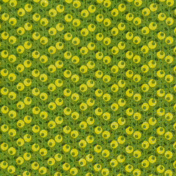 Stof Fabrics Annaluna Belle Green Spots Cotton Prints