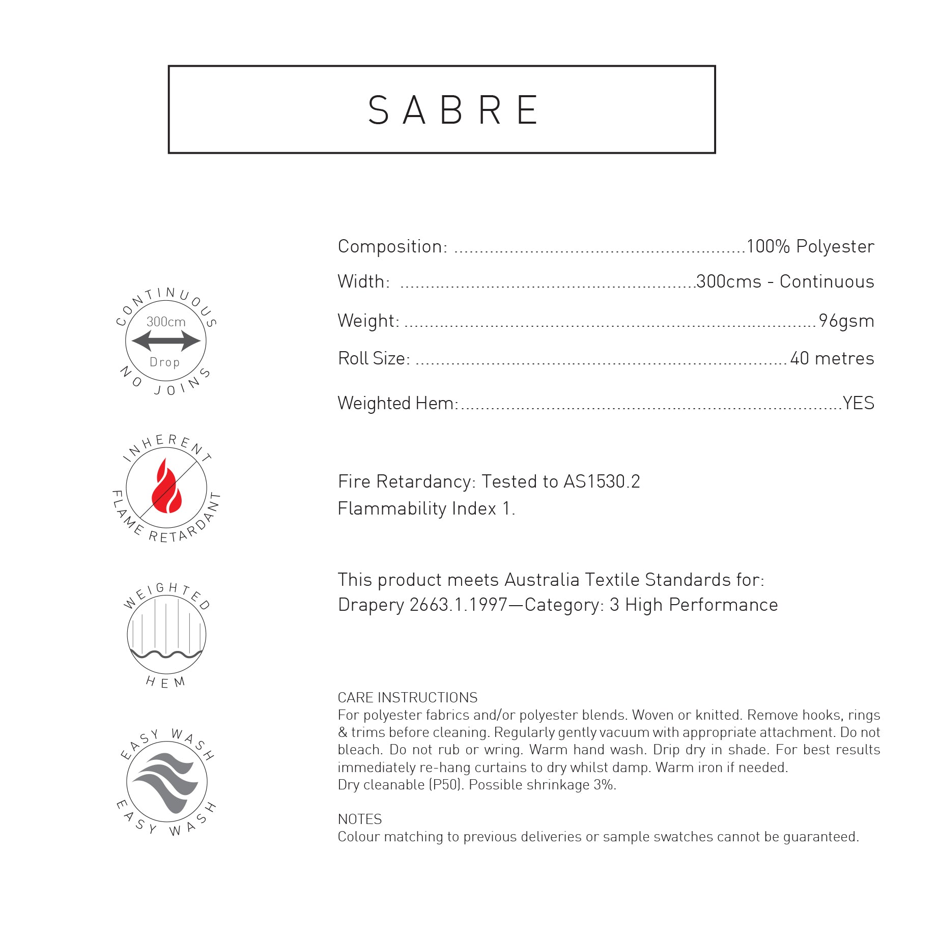 Sabre - Linen Look Sheer by Wilson Fabrics