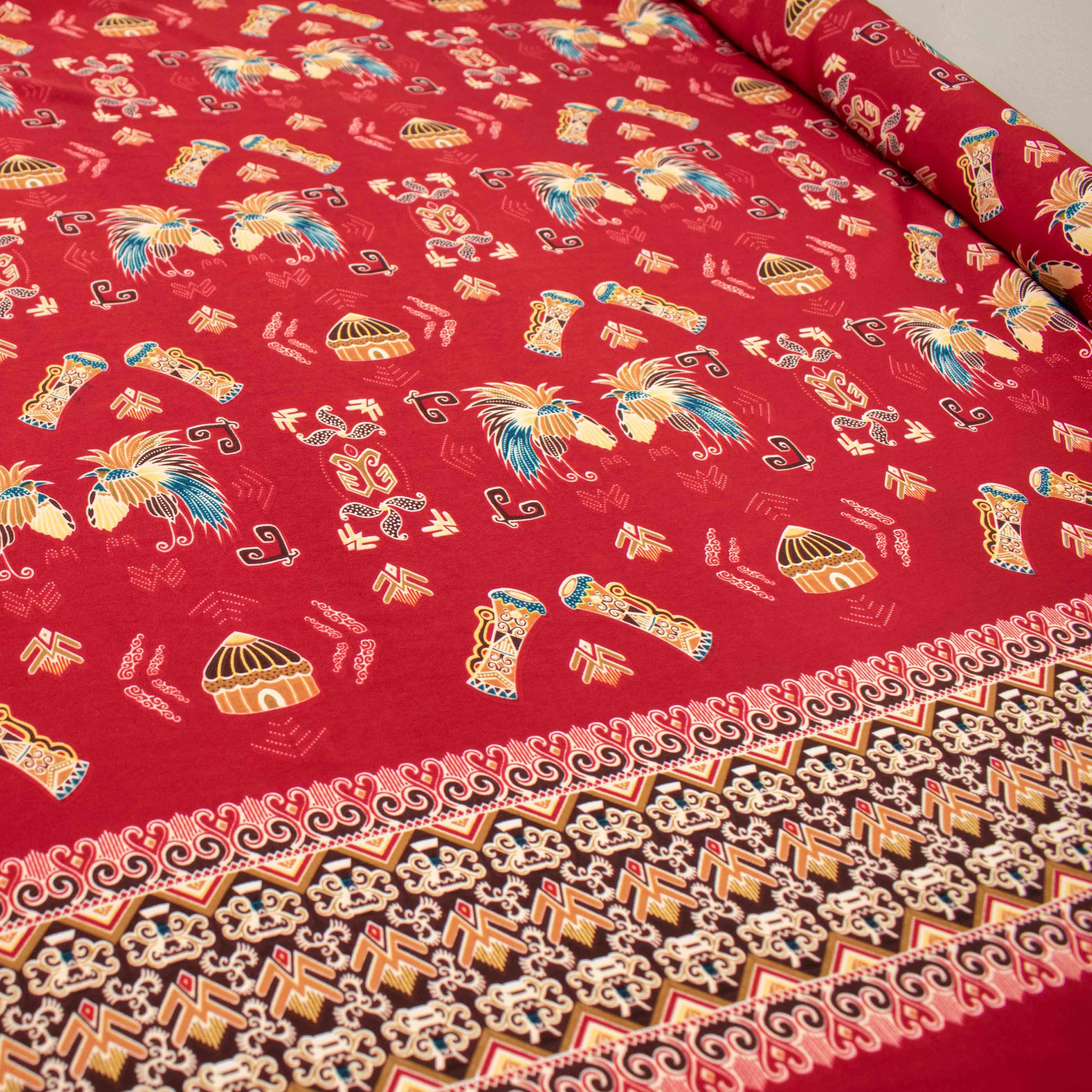 Sahara Wash Prints Design-1 Red