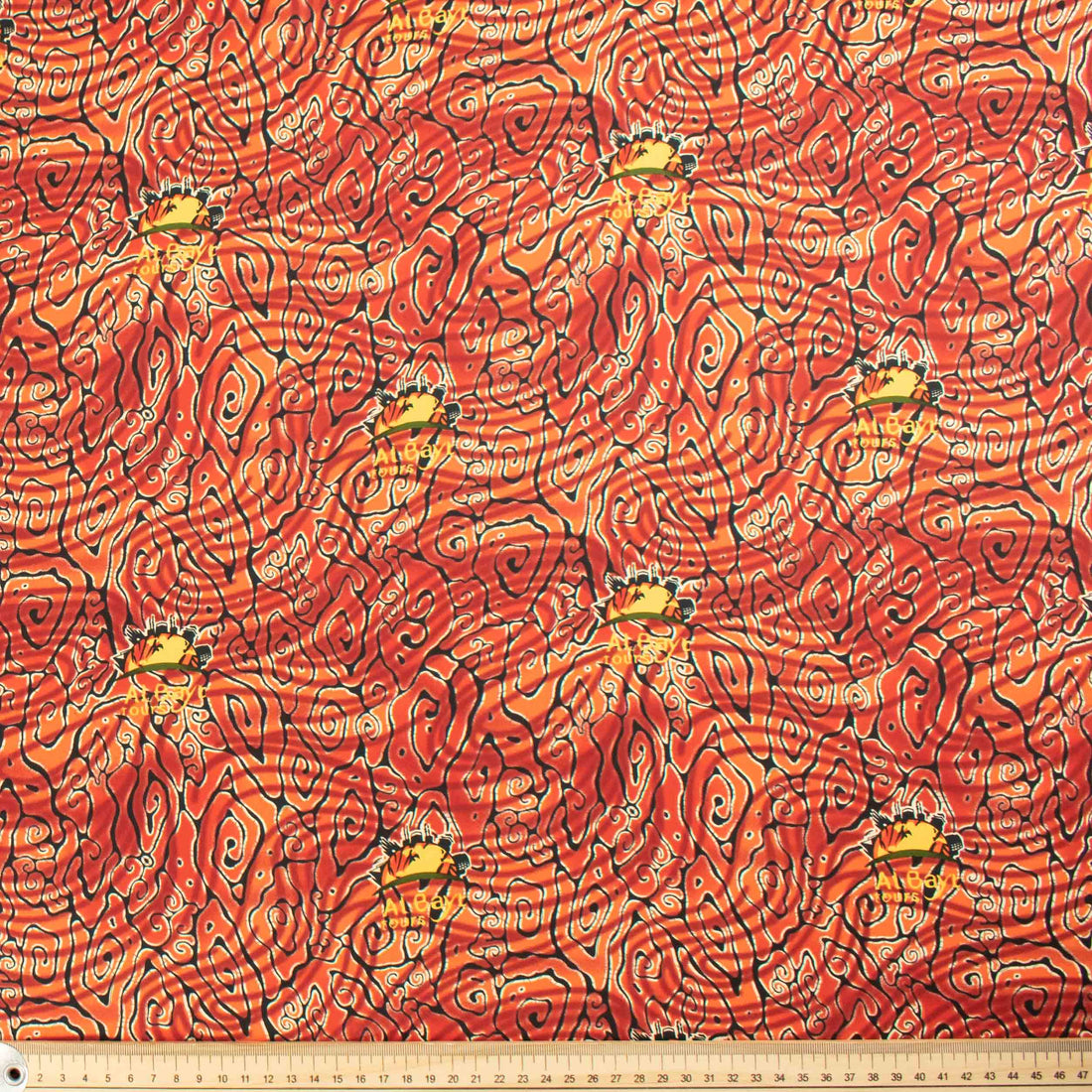 Sahara Ice Wash Prints Design-663 Orange