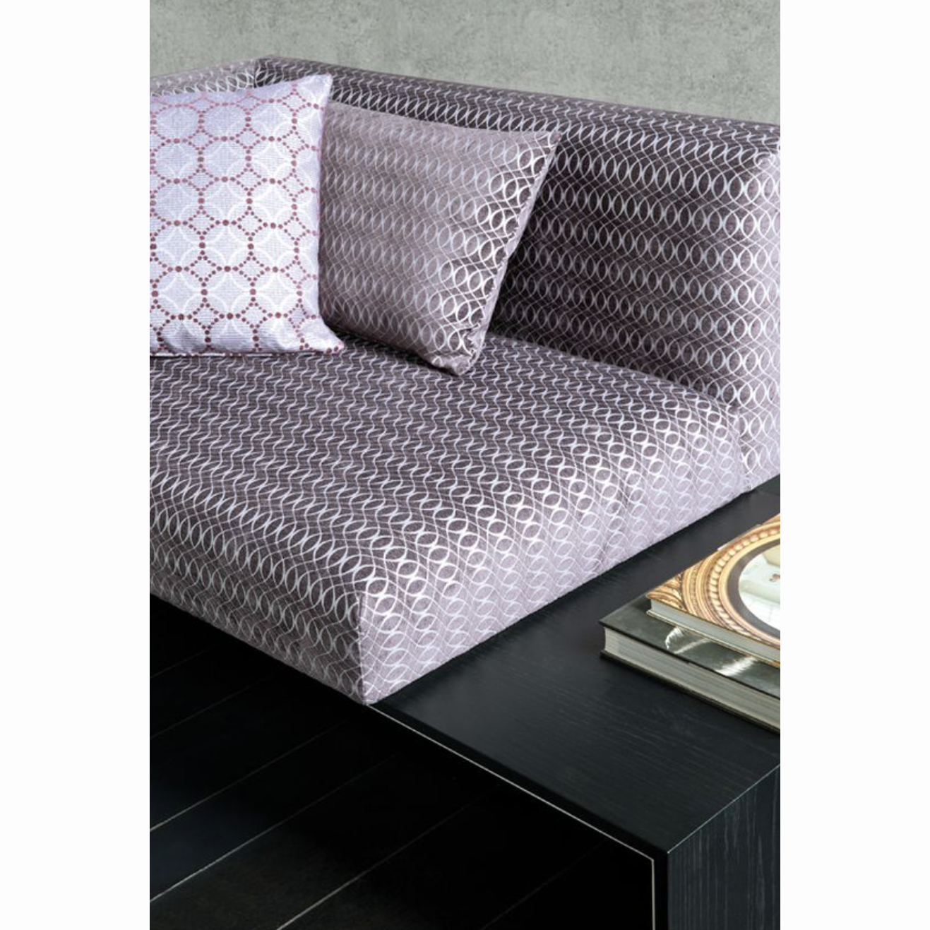 Meander by Zepel - Curtaining/Upholstery Shimmer Circles Jacquard