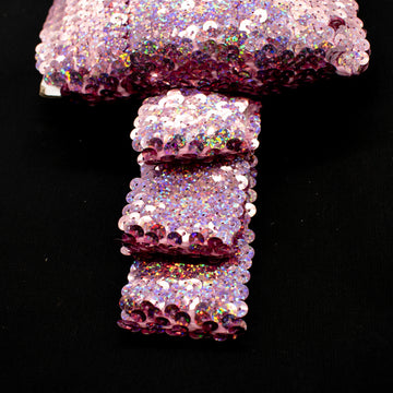 Stretch Sequin Trim 4-Row 40mm