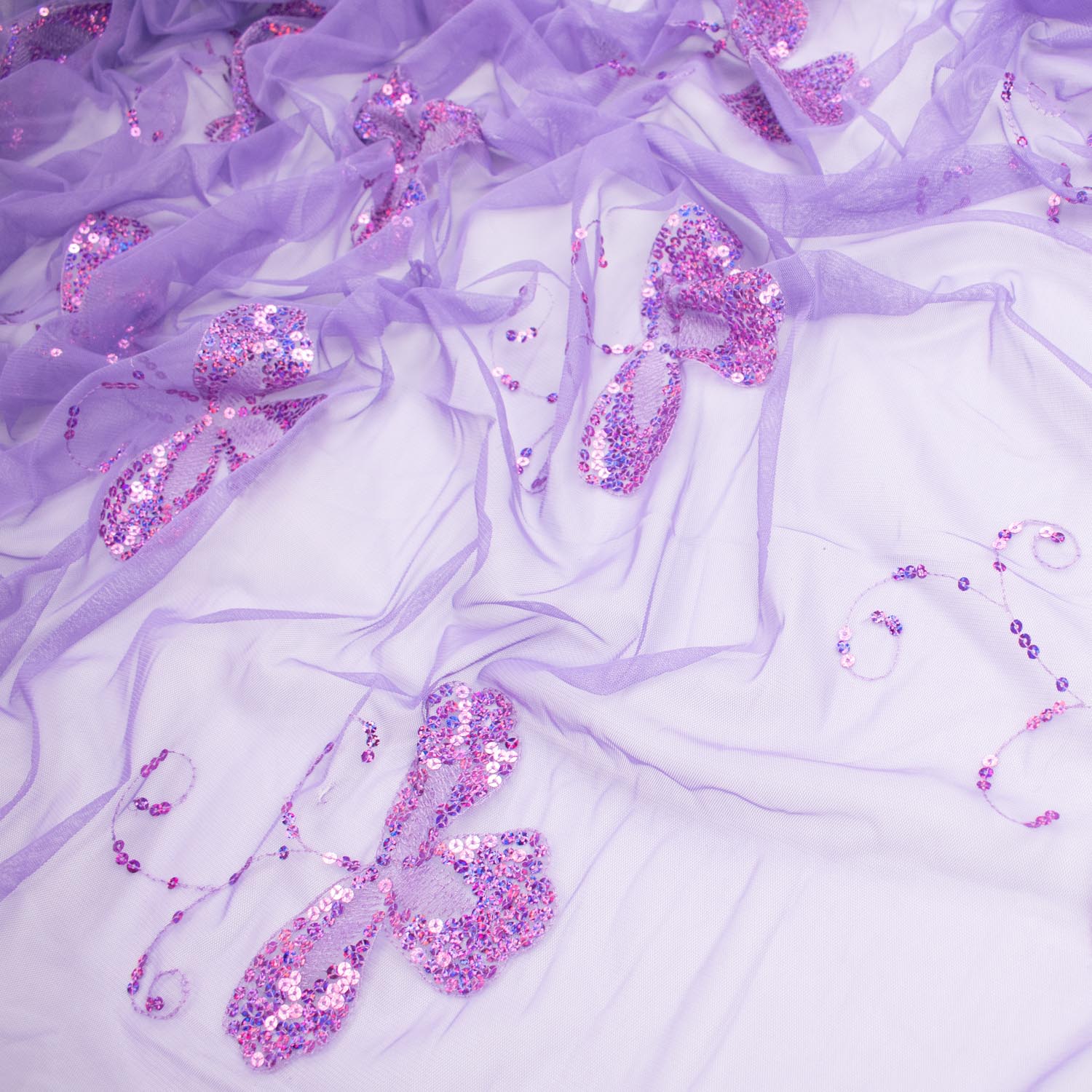 Light Sequin Tulle Lace Design-13