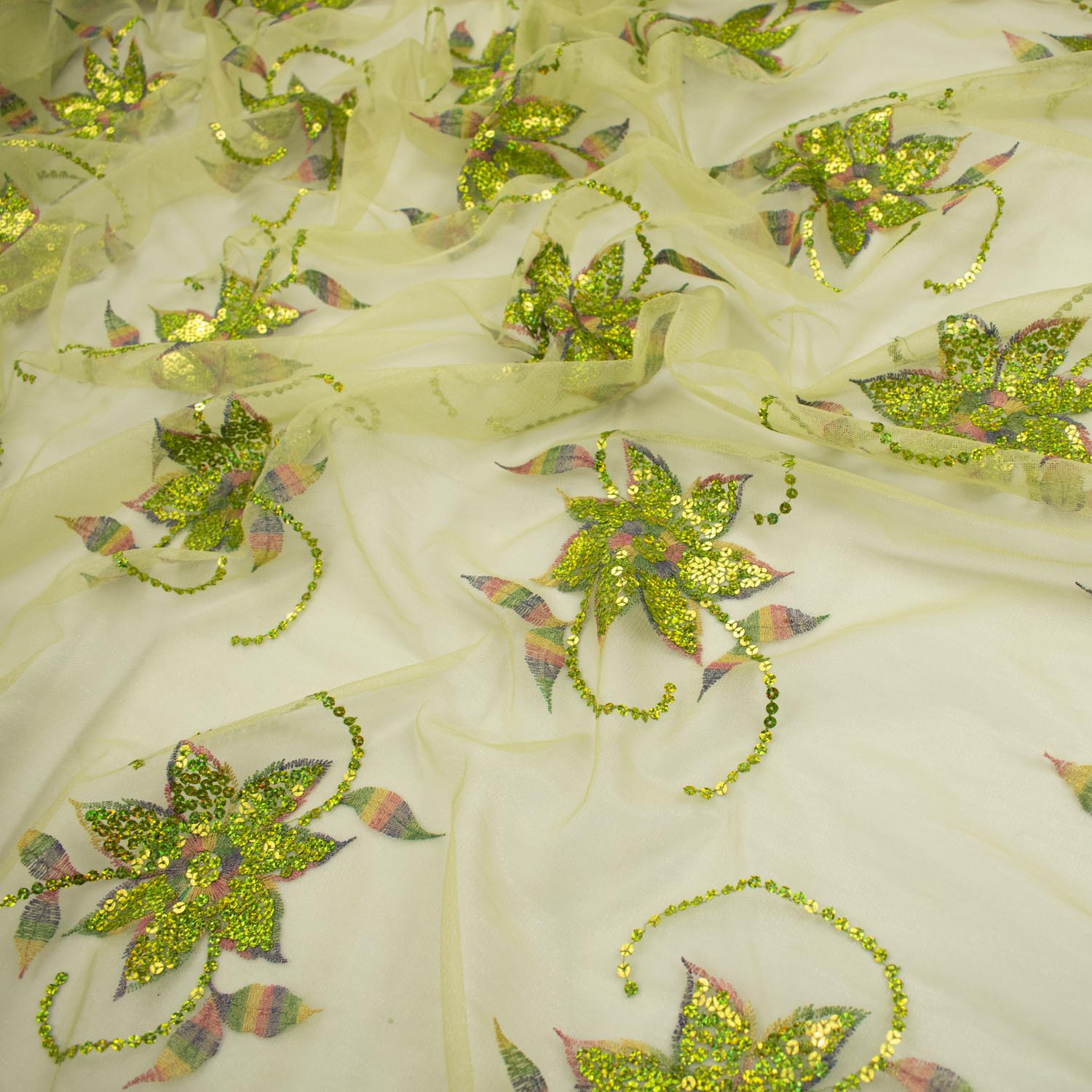 Light Sequin Tulle Lace Design-6