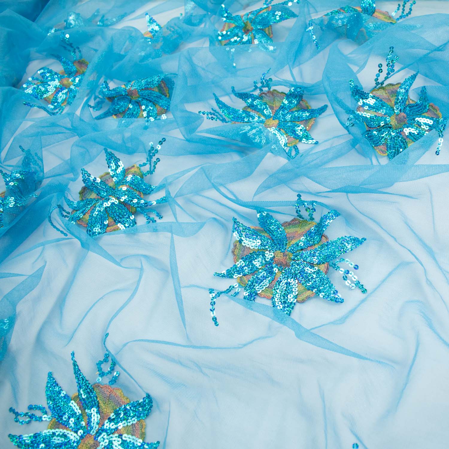 Light Sequin Tulle Lace Design-5