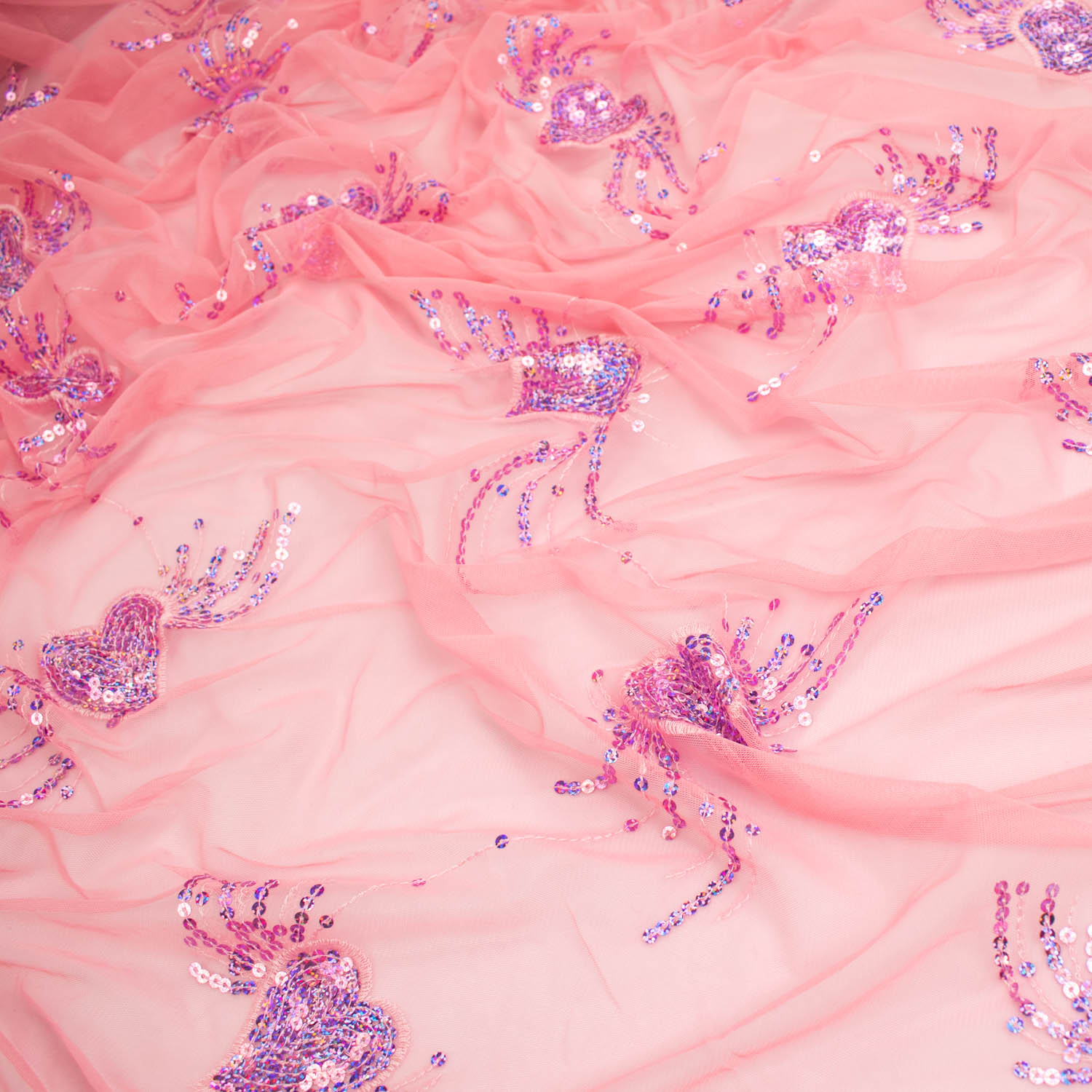 Light Sequin Tulle Lace Design-11