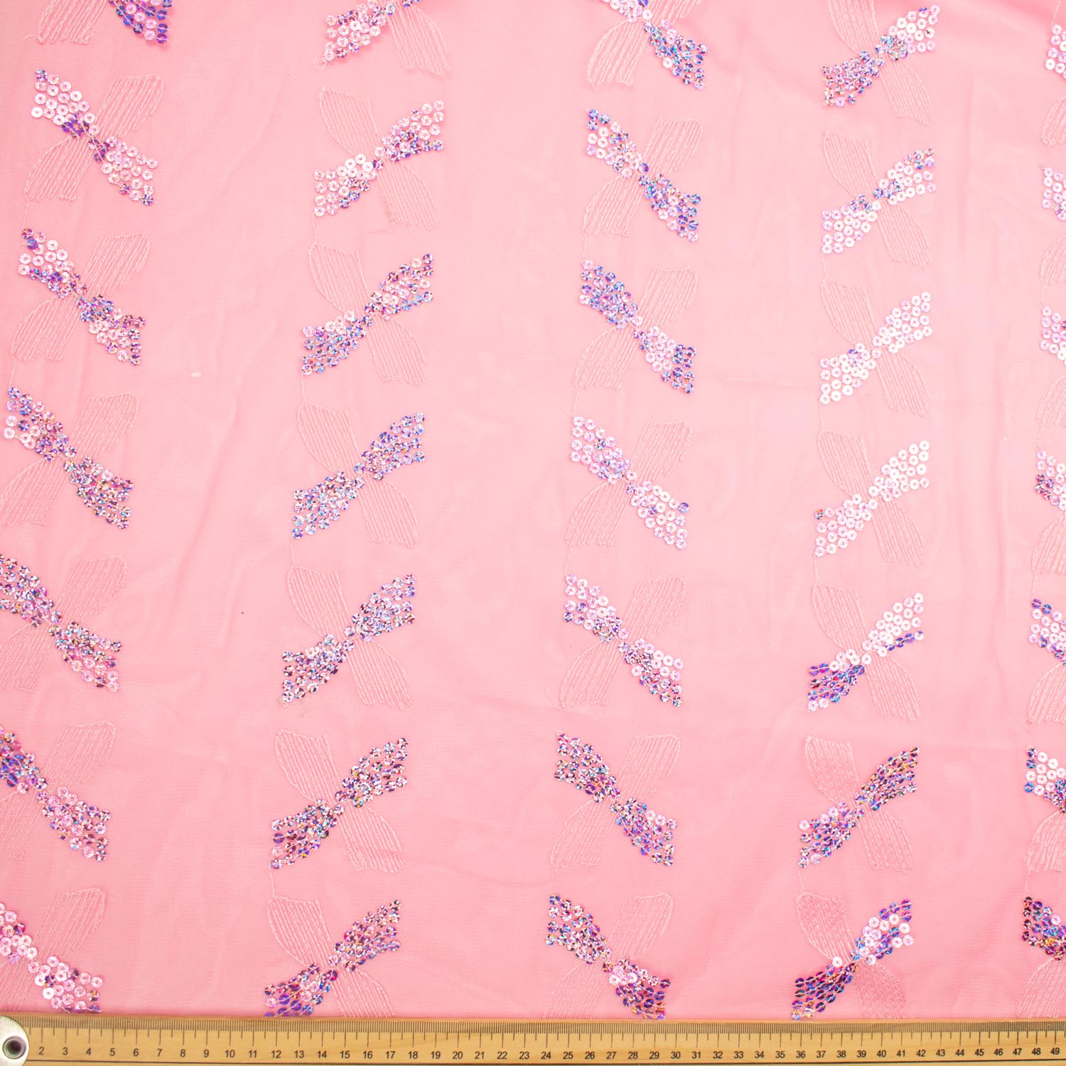 Light Sequin Tulle Lace Design-15