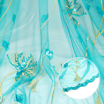 Light Sequin Tulle Lace Design-10