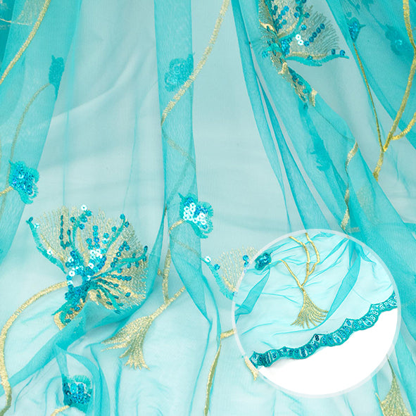 Light Sequin Tulle Lace Design-10