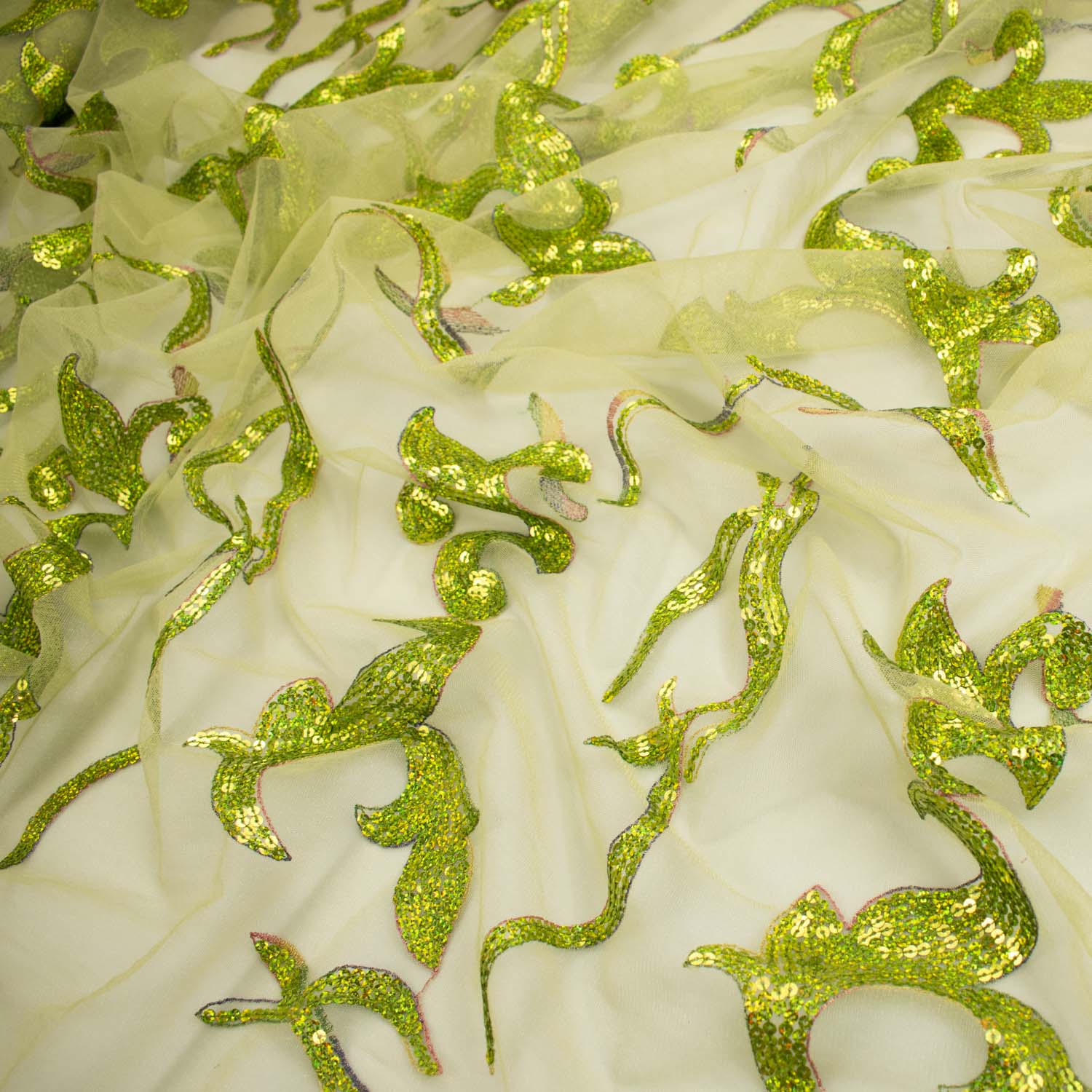 Light Sequin Tulle Lace Design-8