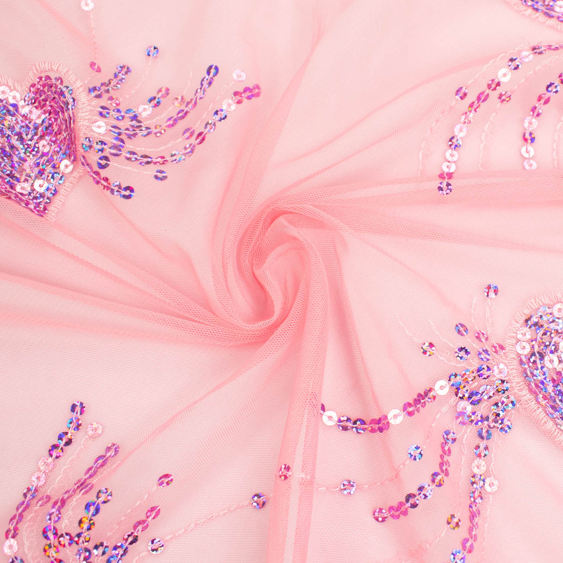 Light Sequin Tulle Lace Design-11