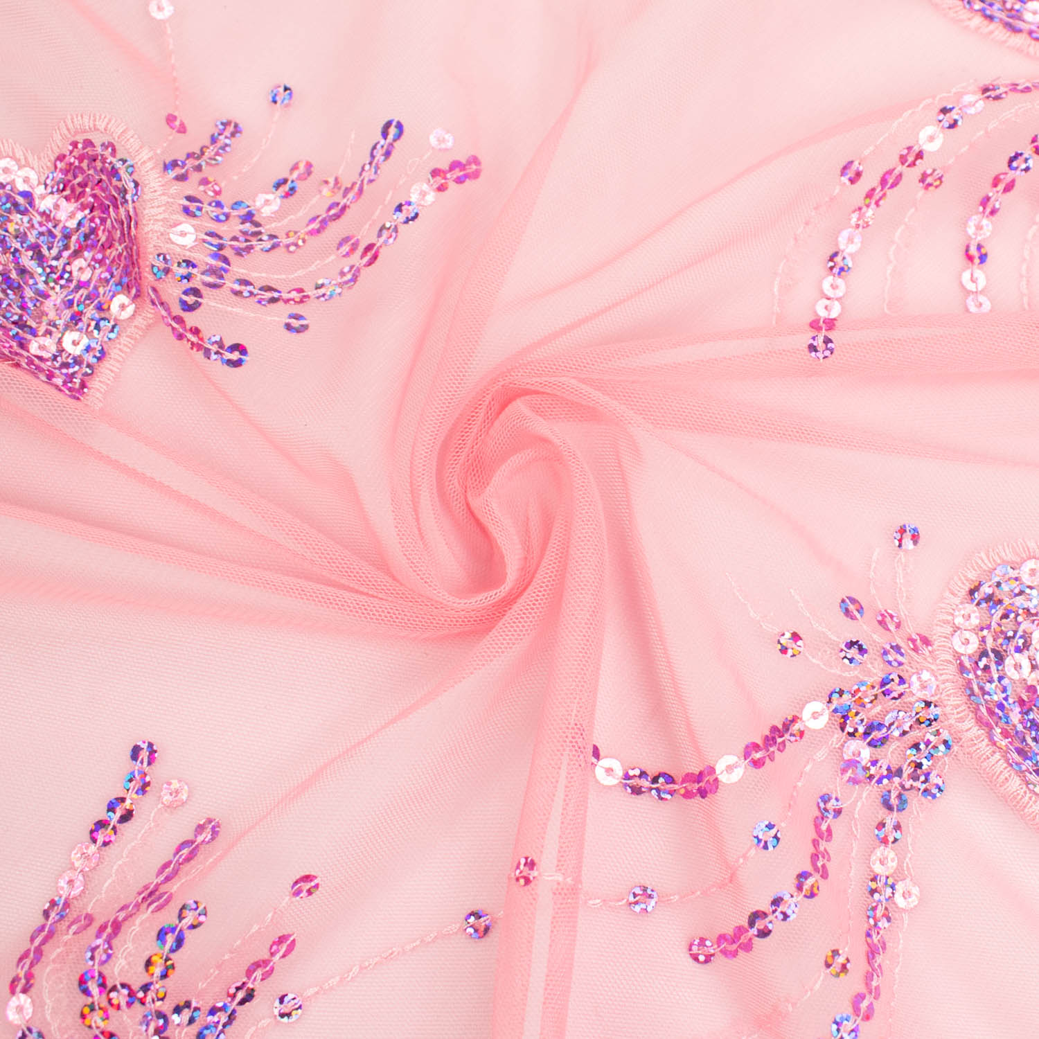 Light Sequin Tulle Lace Design-11