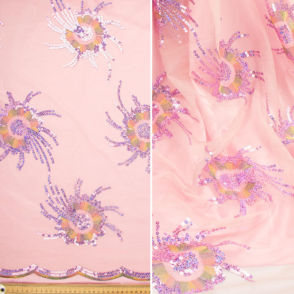 Light Sequin Tulle Lace Design-7