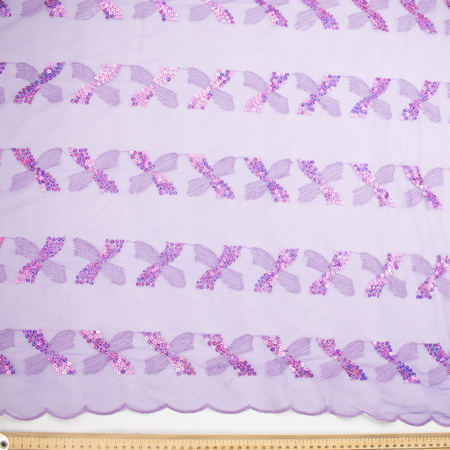 Light Sequin Tulle Lace Design-15