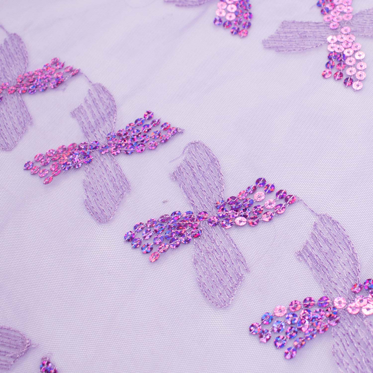 Light Sequin Tulle Lace Design-15