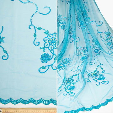 Light Sequin Tulle Lace Design-12