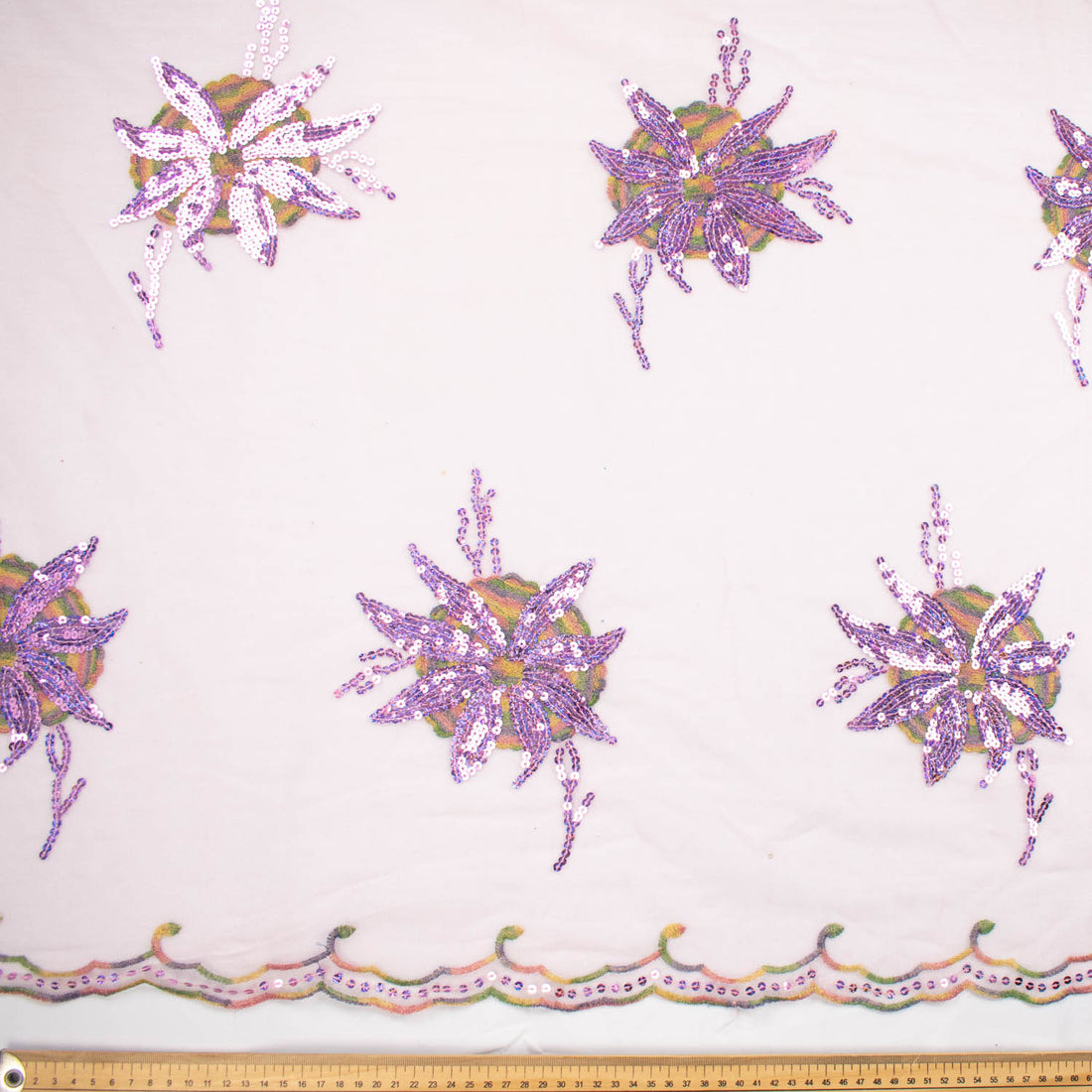 Light Sequin Tulle Lace Design-5