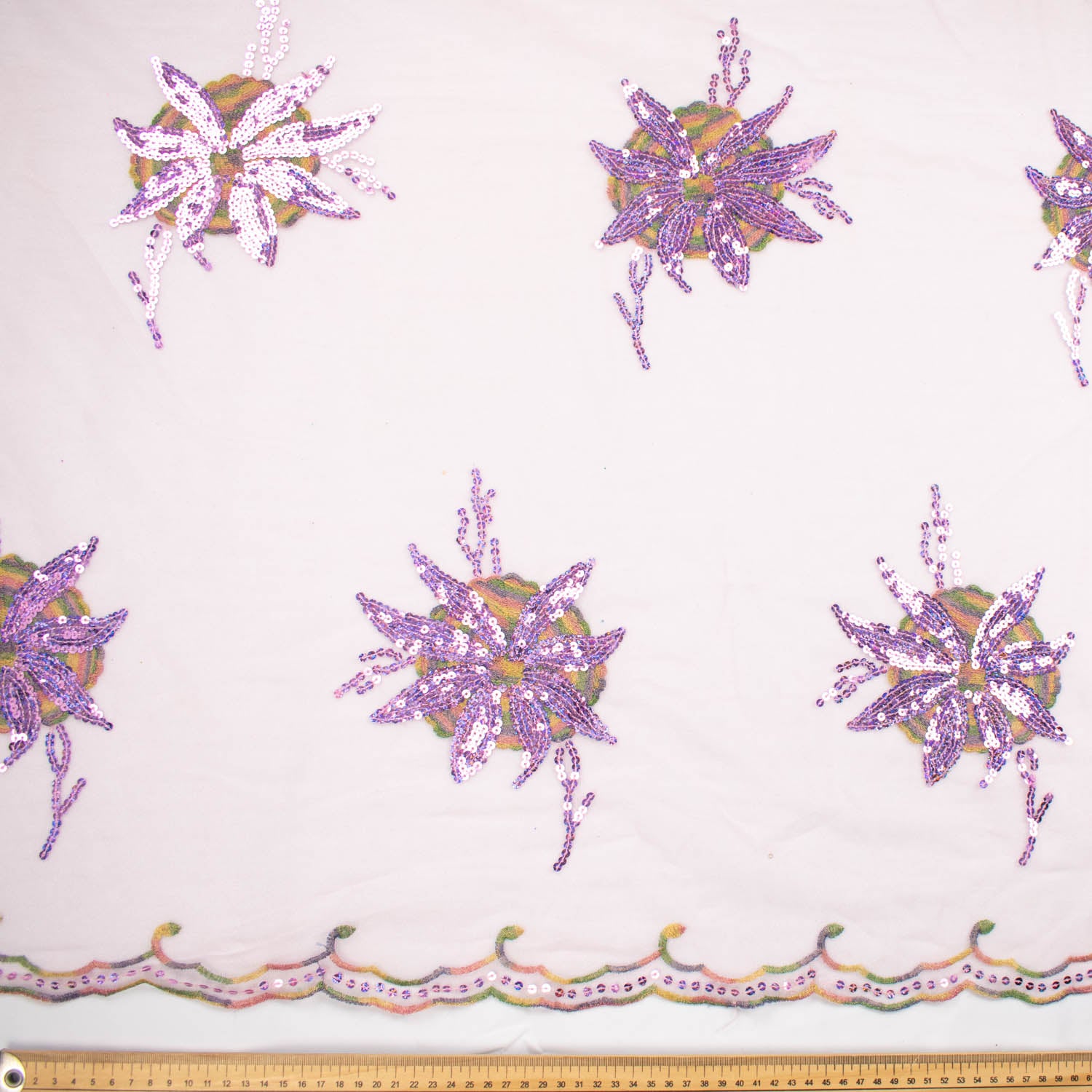 Light Sequin Tulle Lace Design-5