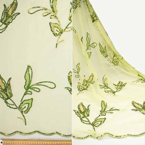 Light Sequin Tulle Lace Design-1