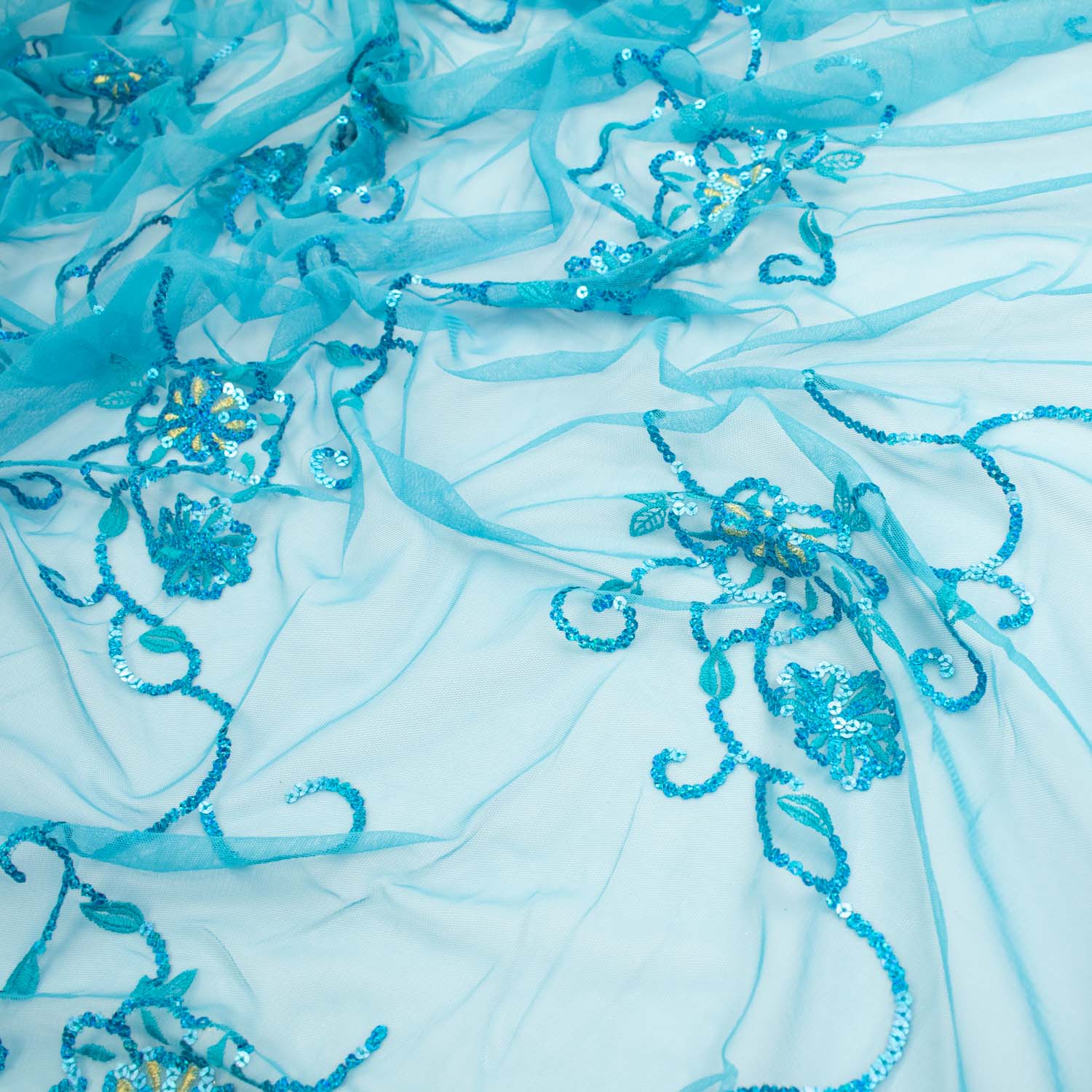 Light Sequin Tulle Lace Design-12