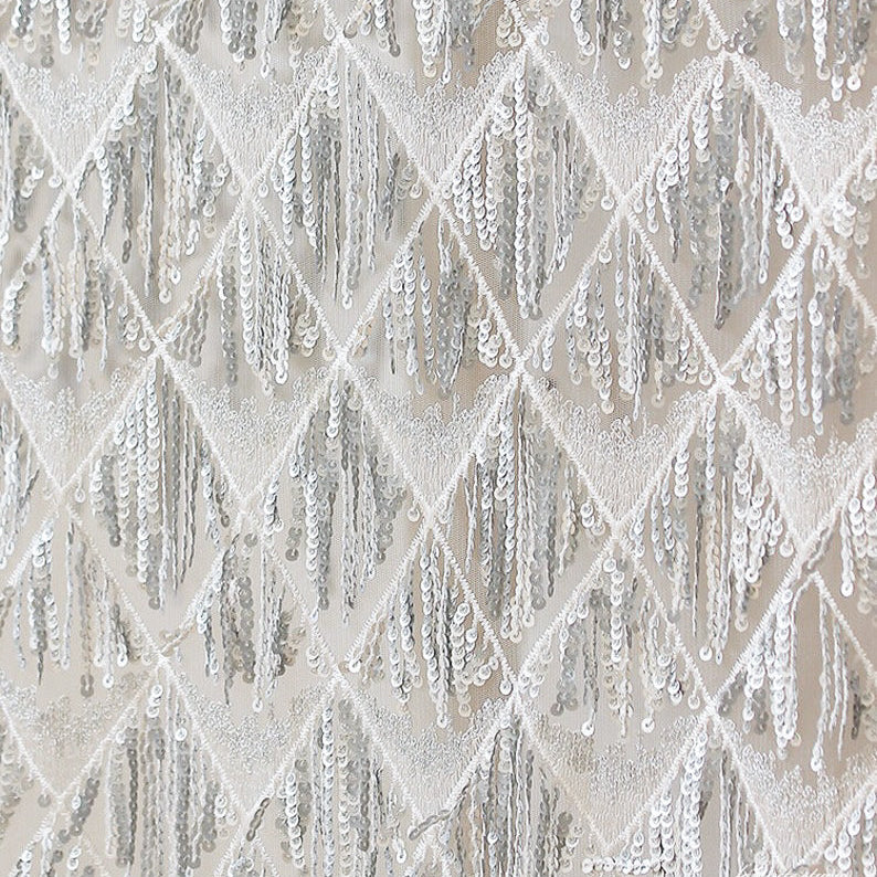Sequin Fringing Lace