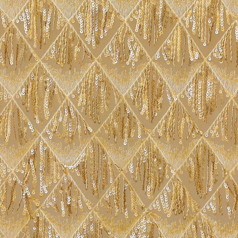 Sequin Fringing Lace