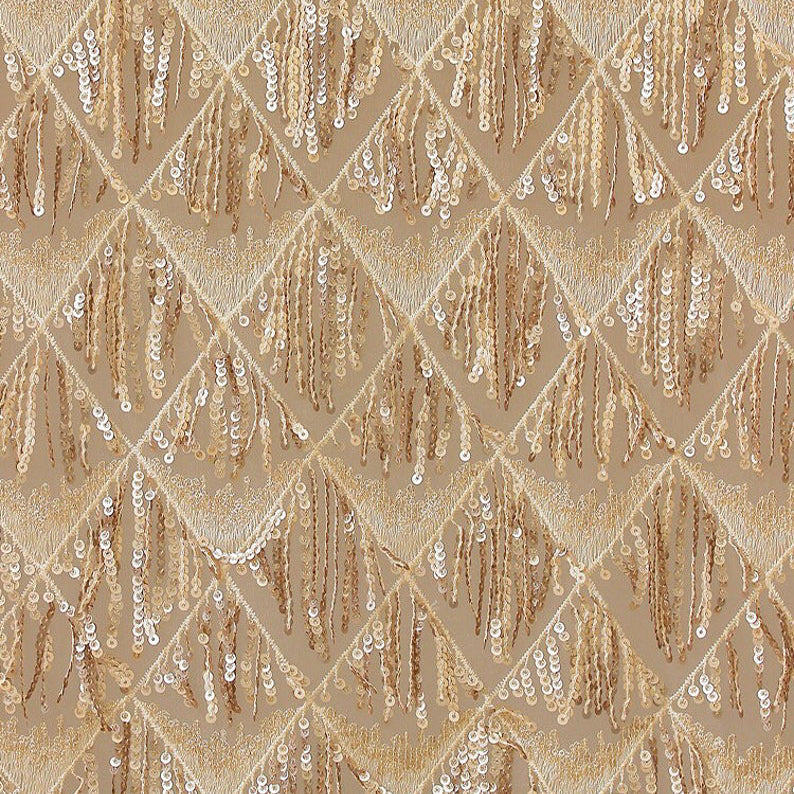 Sequin Fringing Lace