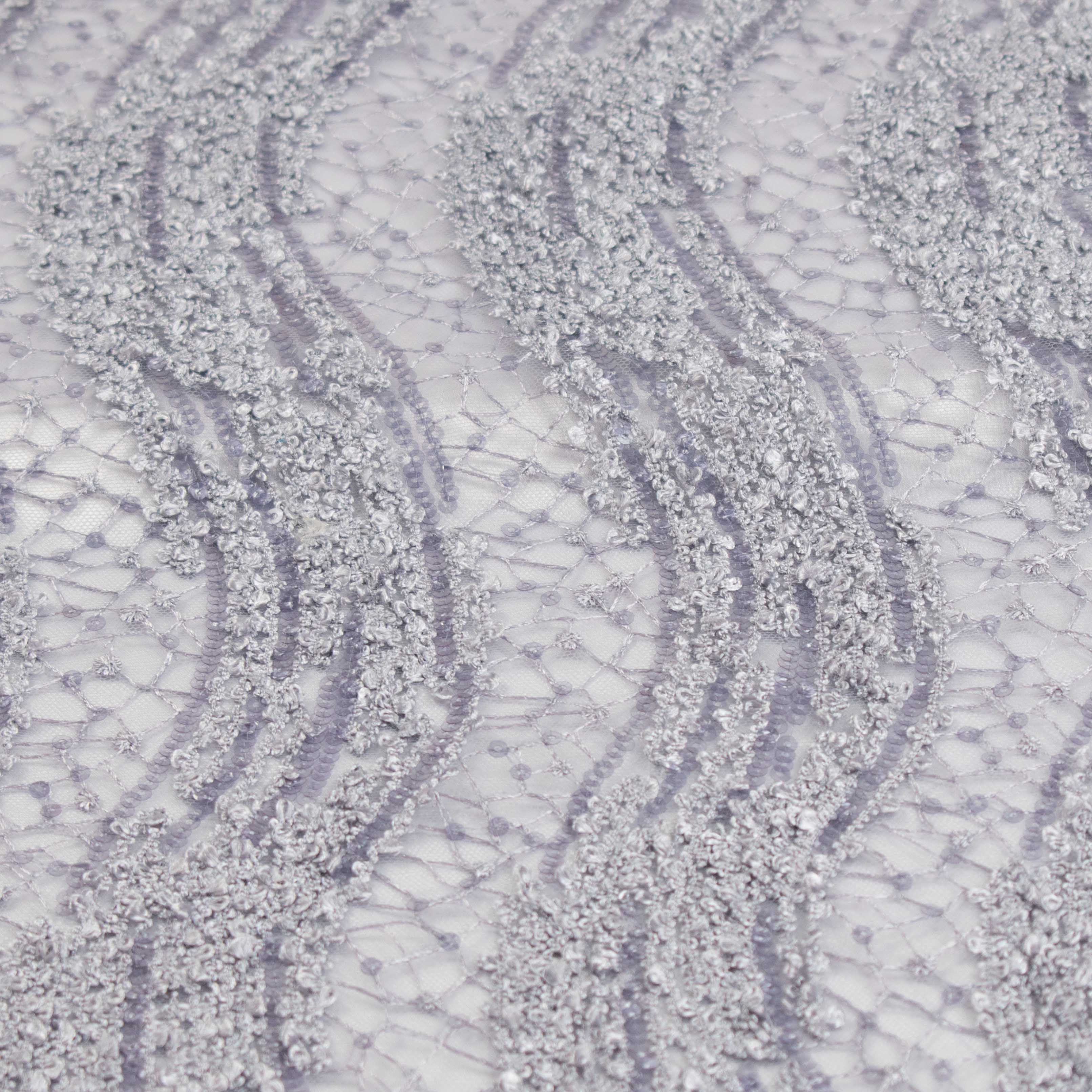 Sequin Boucle Lace Lilac