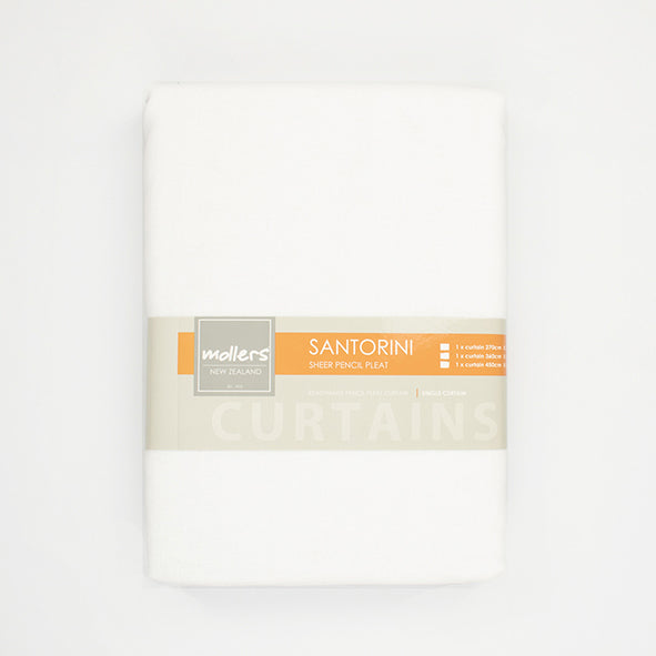 Pencil Pleat Sheer Curtain Design-Santorini