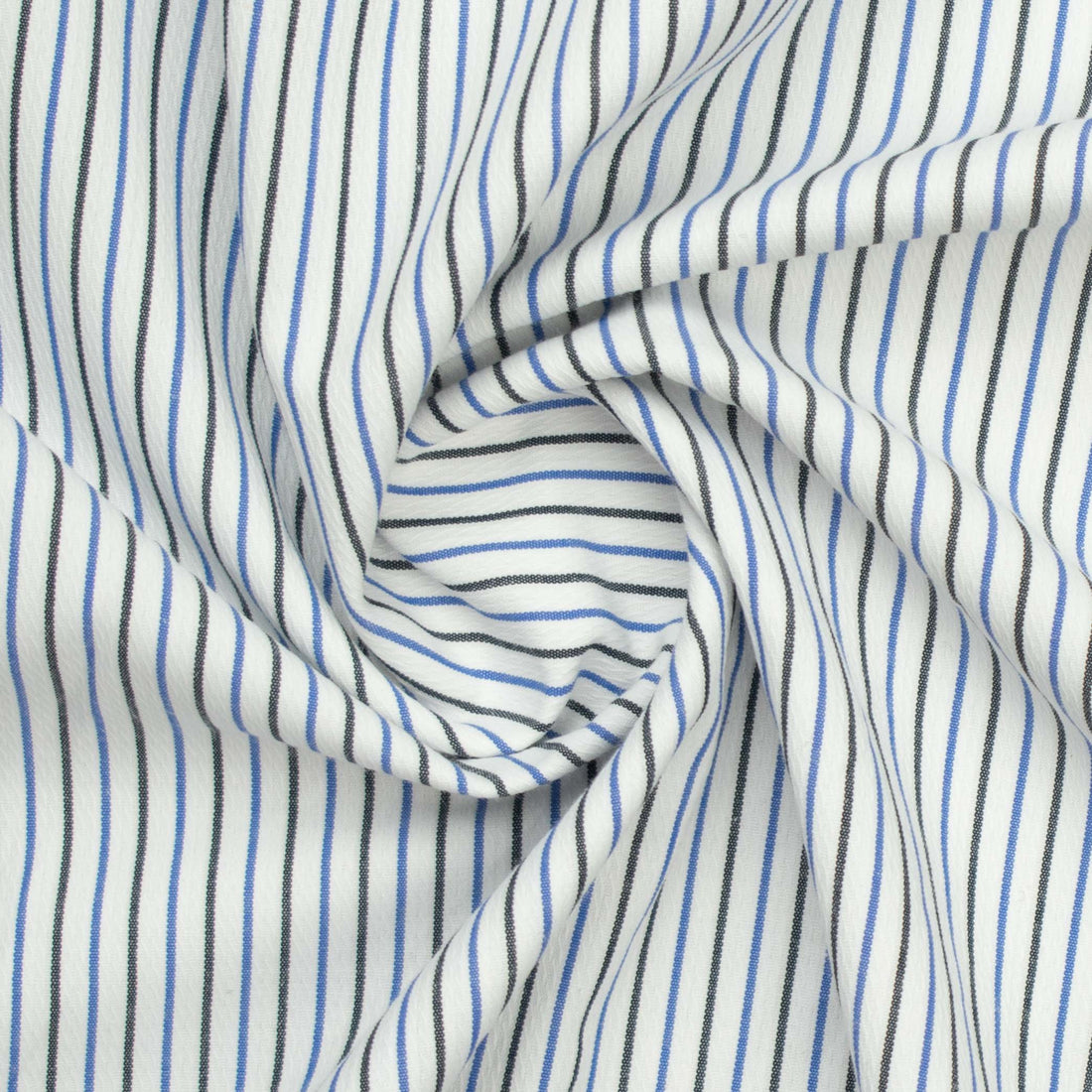 Stripe Shirting Design-40 Blue & Black