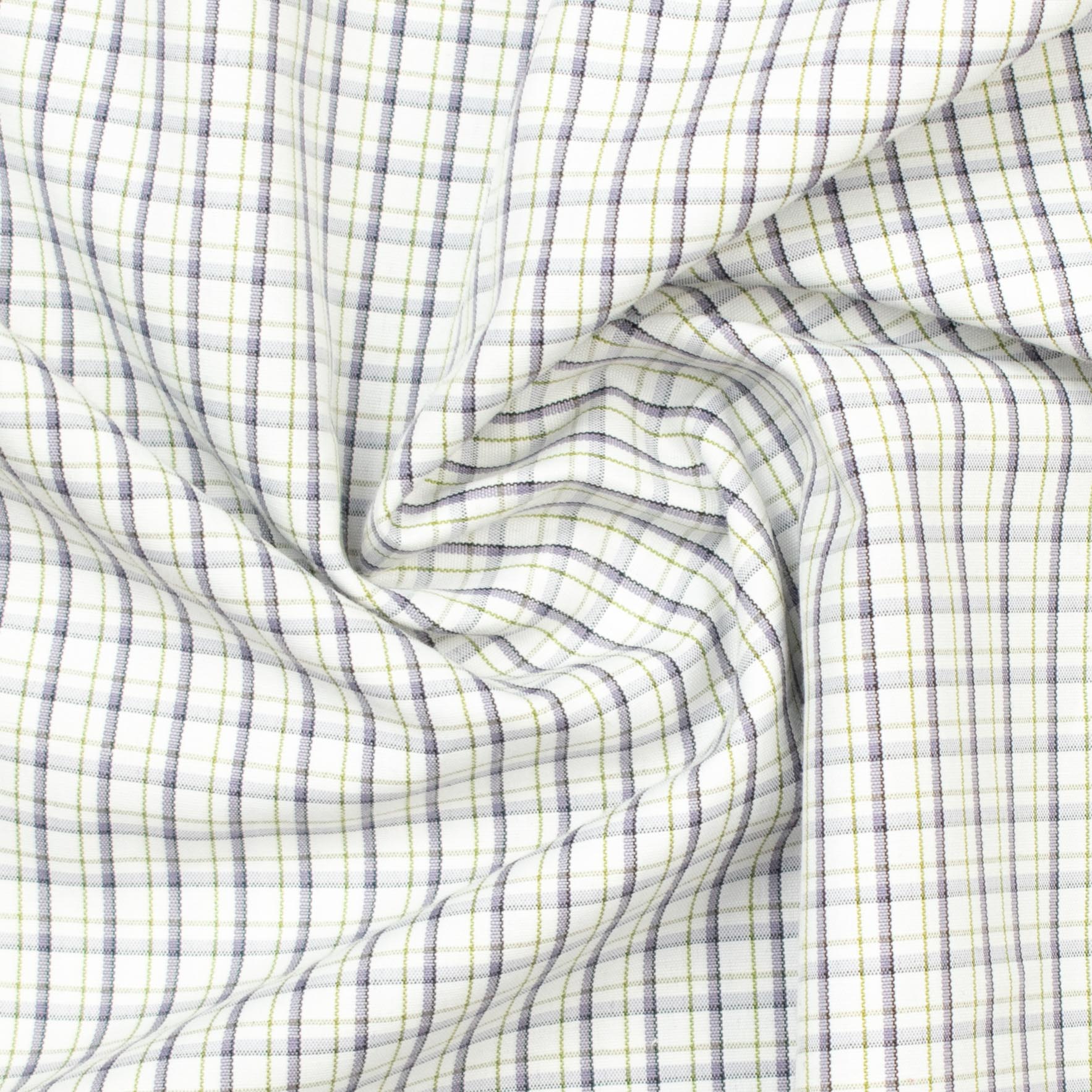Check Shirting Design-5 Purple Green
