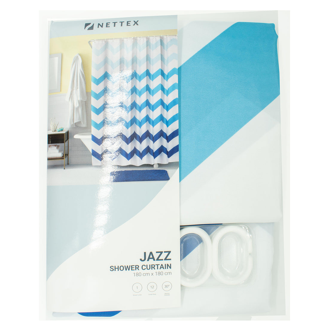 Shower Curtain Design-Jazz 180CM X 180CM