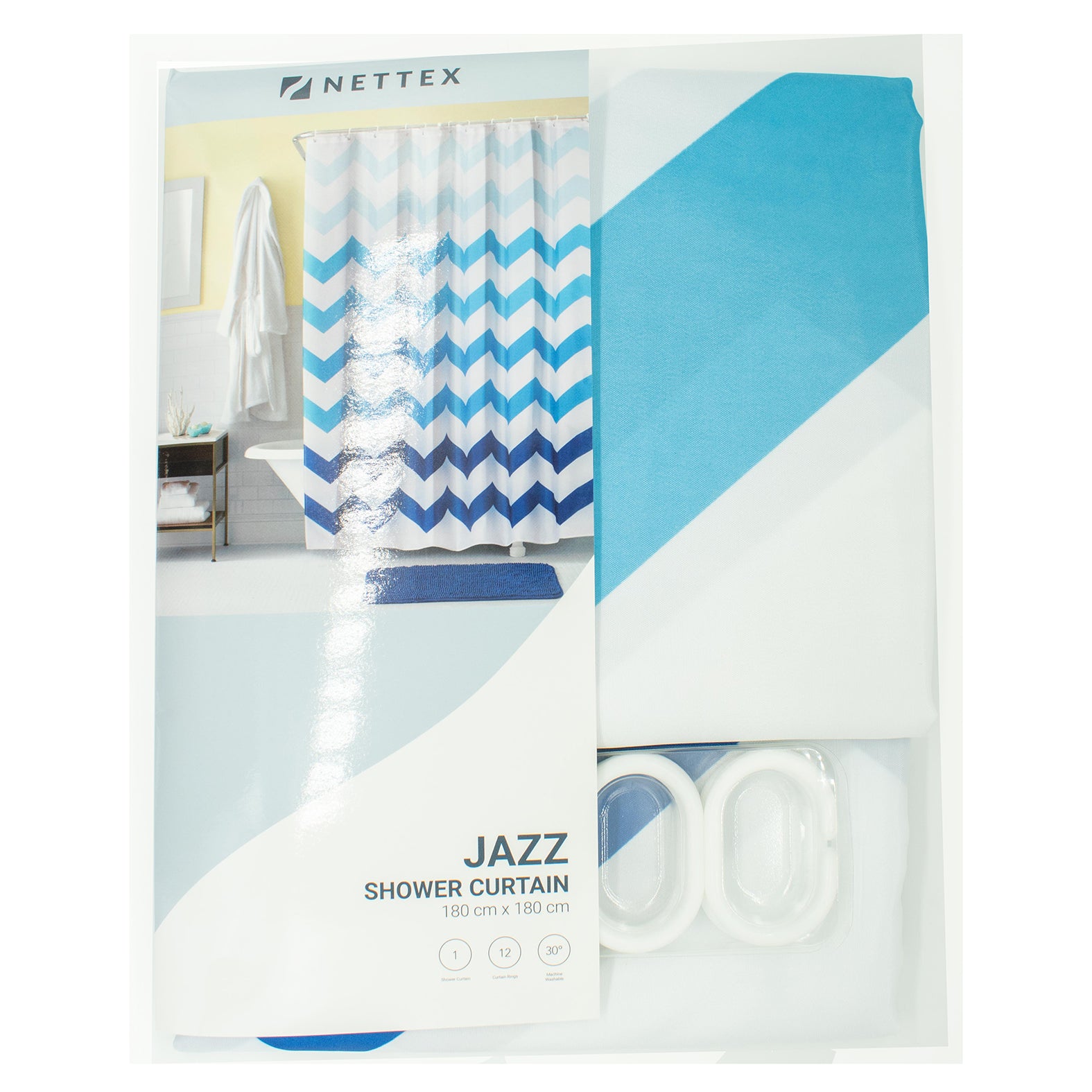 Shower Curtain Design-Jazz 180CM X 180CM