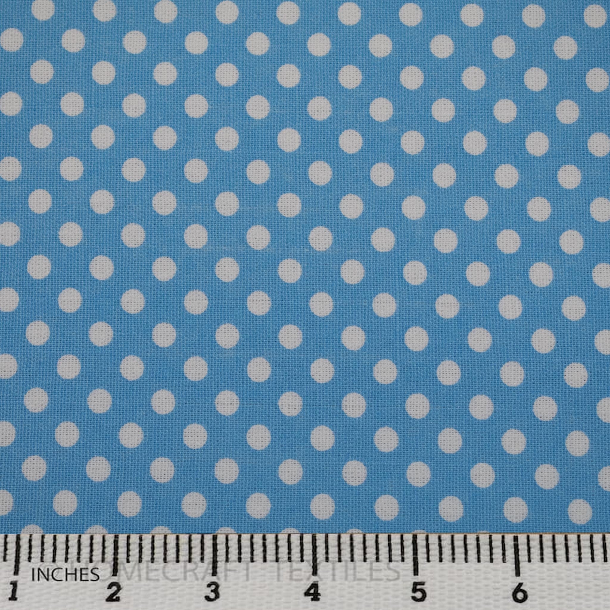 Sky Bright Dots Cotton Canvas Print