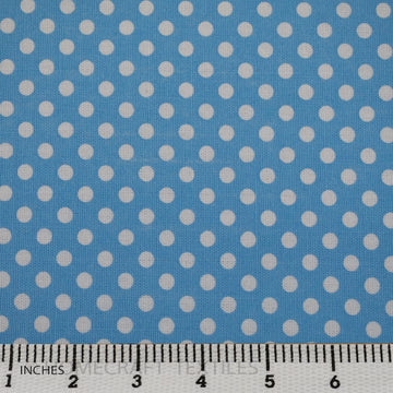 Sky Bright Dots Cotton Canvas Print