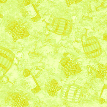 South Sea Imports Comports Country Vineyard Green Cotton Prints