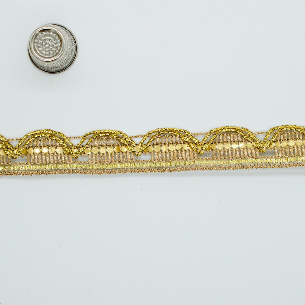 Sparkly Metallic Gold/Silver Trim