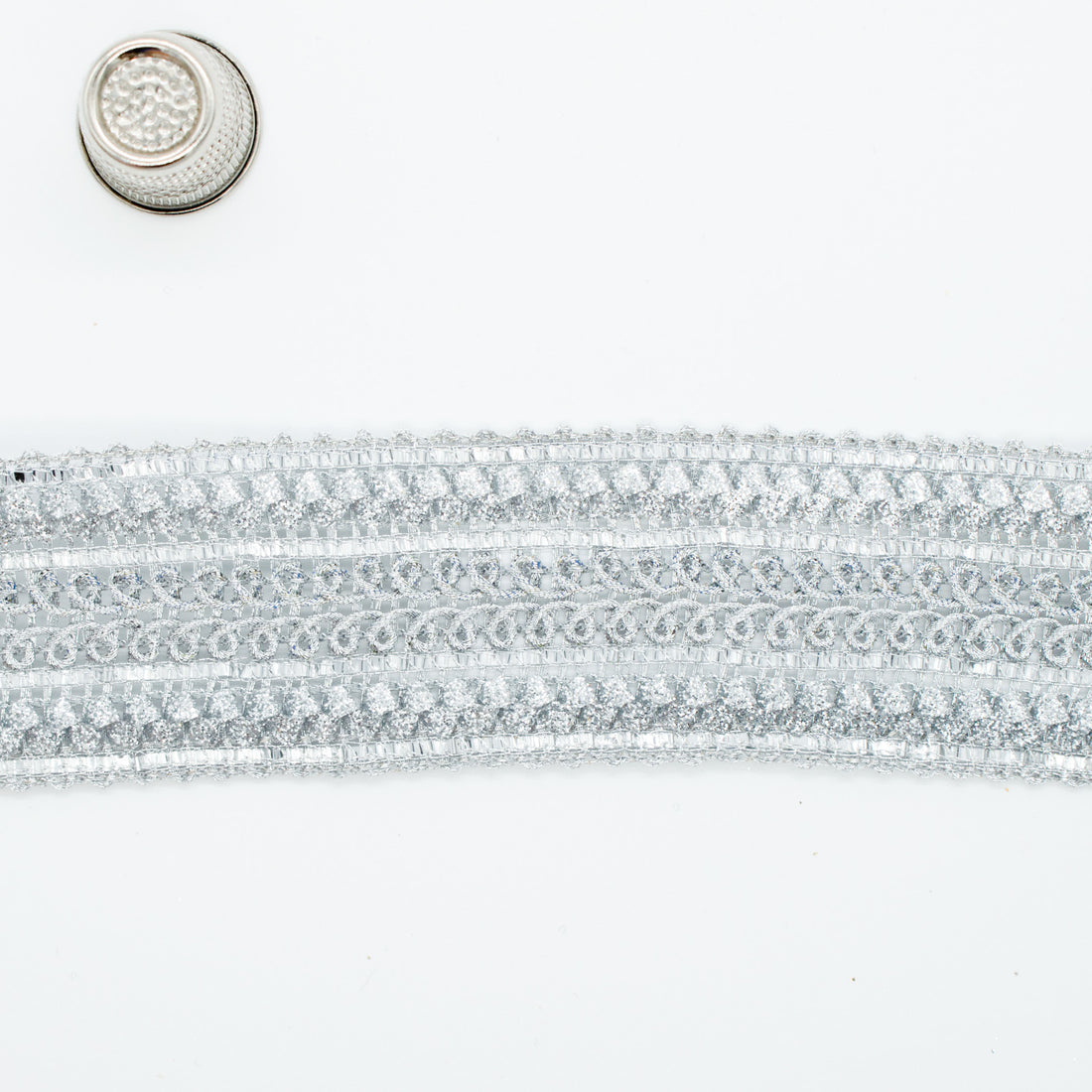 Sparkly Metallic Braid Trim