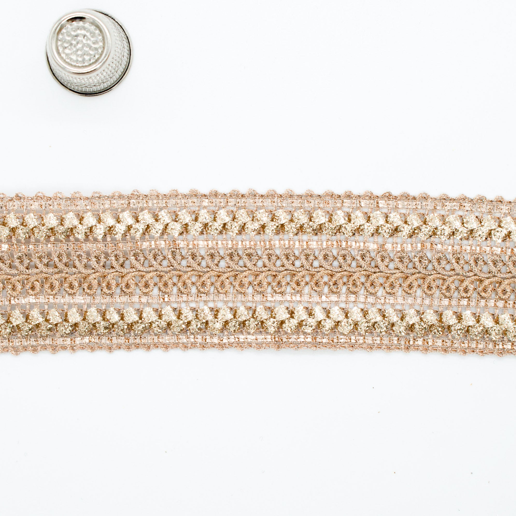 Sparkly Metallic Braid Trim